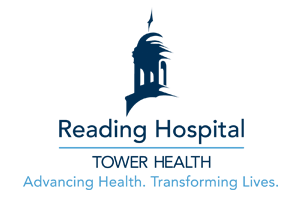 The logo for the Reading Hospital, part of Tower Health