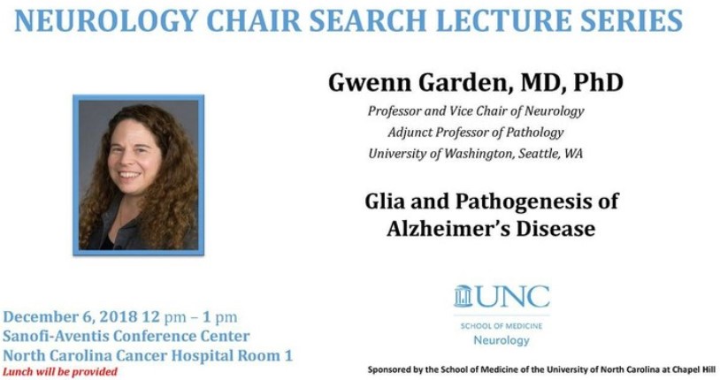 Dr. Gwenn Garden, new chair of neurology recruited to UNC School of Medicine