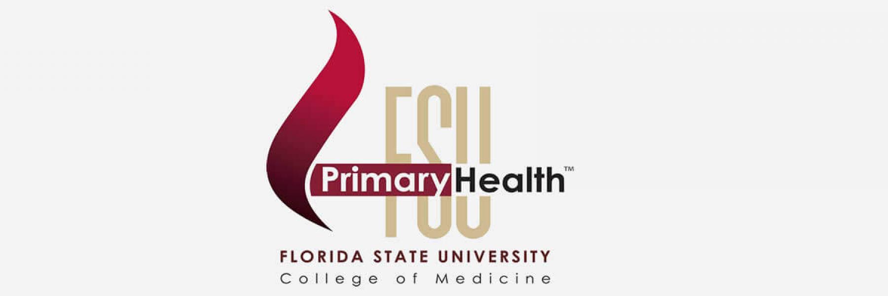FSU PrimaryHealth logo, featuring the university's torch and maroon and gold colors.
