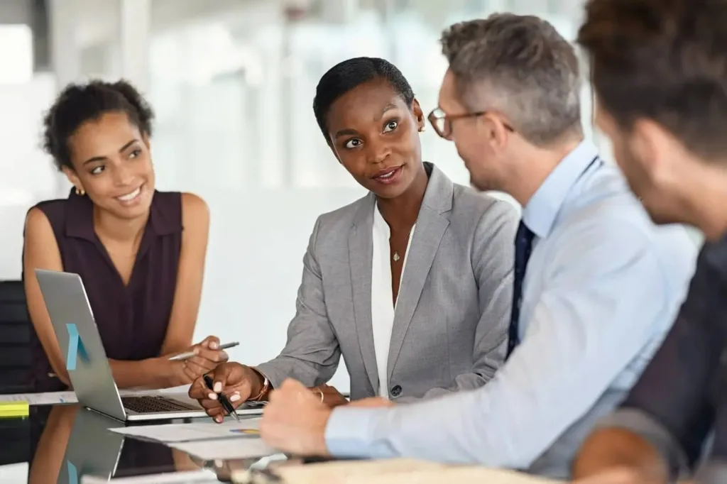 Executive woman in a meeting