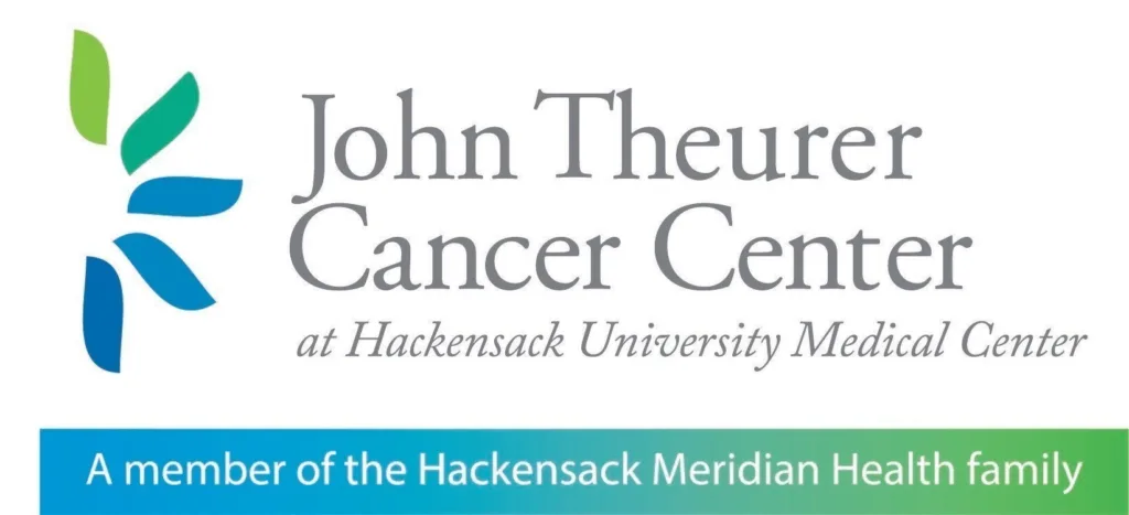 John Theurer Cancer Center logo at Hackensack University Medical Center, a leading institution for hematologic malignancies, bone marrow transplantation, and cellular immunotherapy.